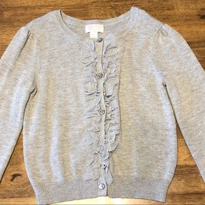 EUC Girl’s Children’s Place Full Button Sweater M